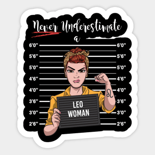 Leo Woman Sticker